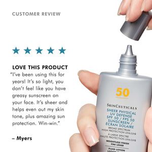 스킨슈티컬스 쉬어 피지컬 SPF 50 - 50ml